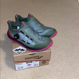 saucony switchback 2 trail run shoes BOA lacing